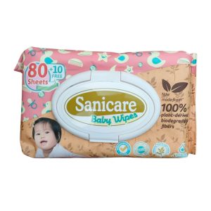 Sanicare Baby Wipes 80's