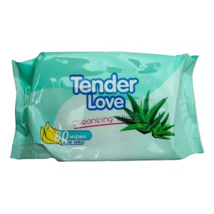 Tender Love Wipes Aloe Vera 80's